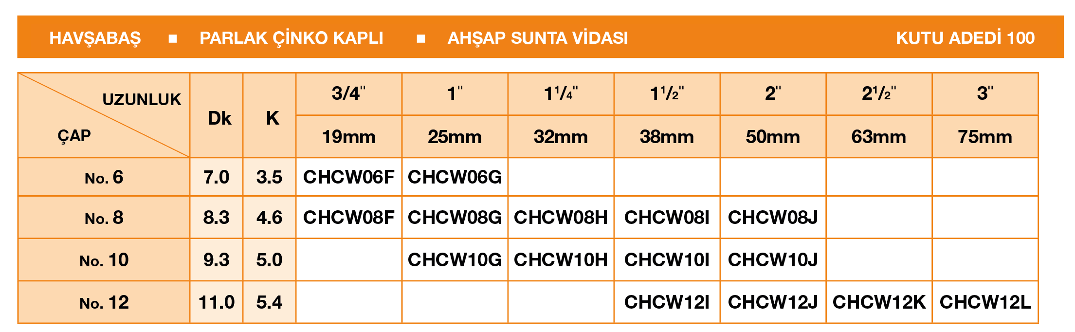 YAPRAK ANAHTARLI HAVŞABAŞLI GÜVENLİK SUNTA VİDASI