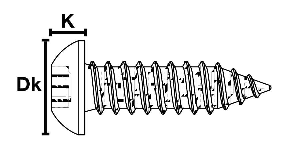 PİMLİ YILDIZ TORX ANAHTARLI BOMBEBAŞLI GÜVENLİK VİDASI